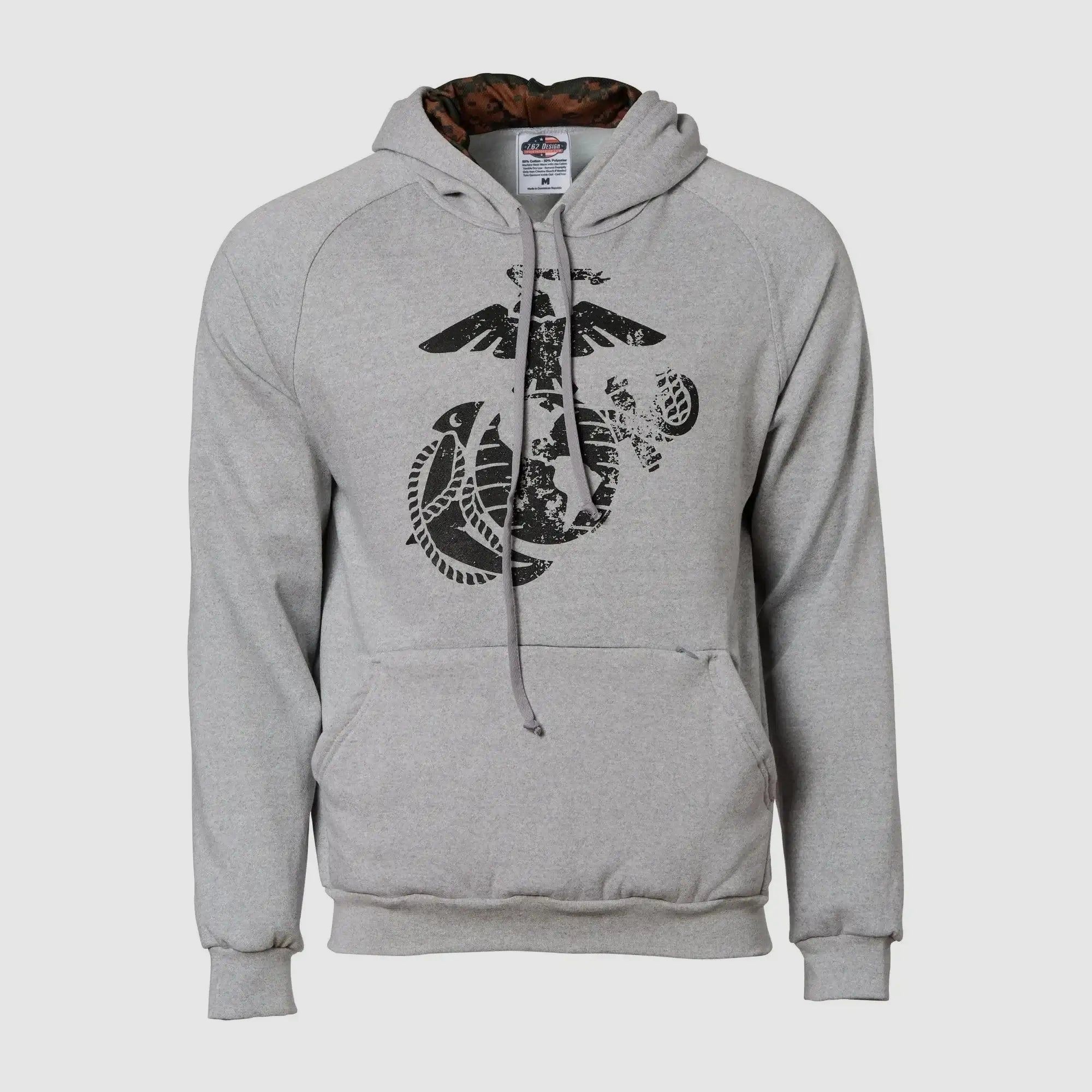 7.62 Design 7.62 Design Hoodie USMC EGA Marpat - Gris / XXL Hombres