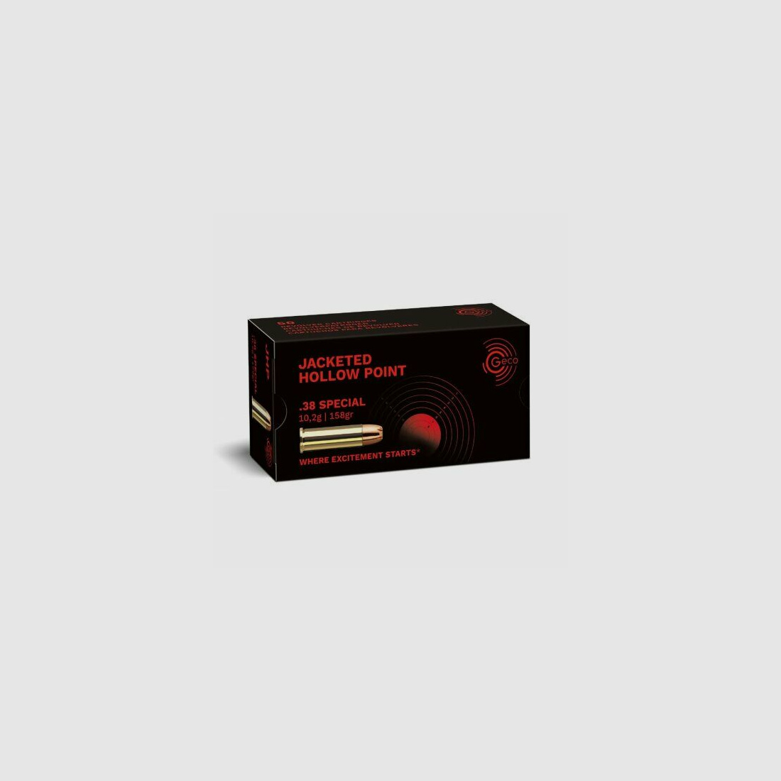 GECO .38 Special Jacketed Hollow Point 10.2g/158gr