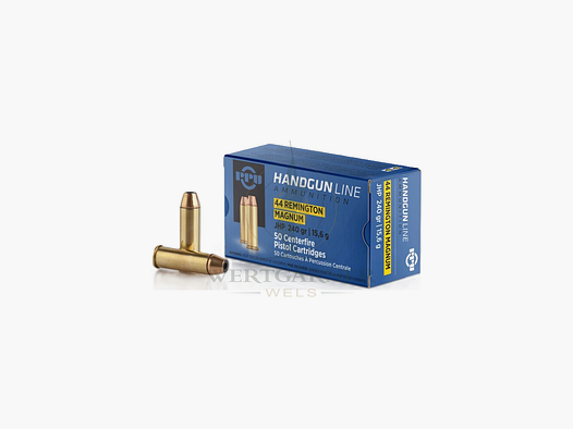 PPU .44 Rem. Mag. FPJ 240gr, 50pcs./Pkg.