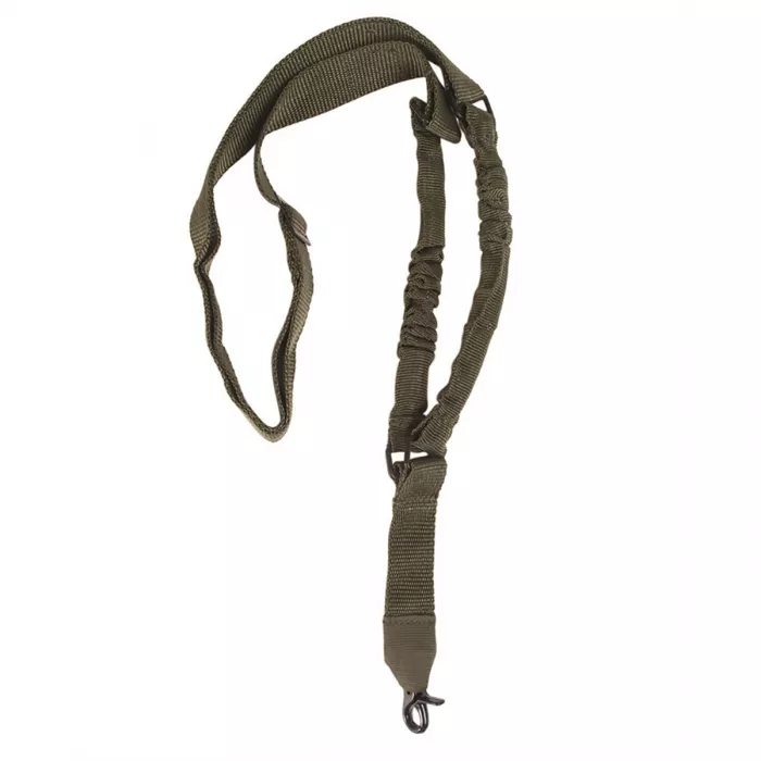 Cintura tattica / cinghia di trasporto con bungee (65-123 cm), 1 punto, oliva
