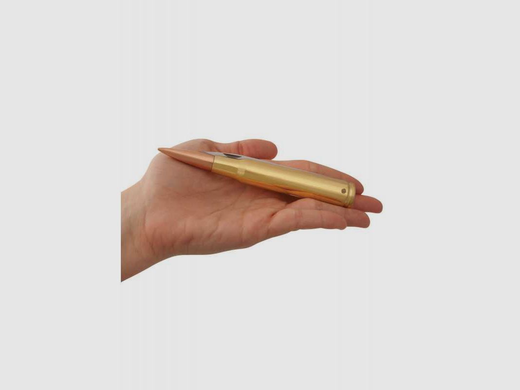United 50 Cal. Bullet Folding Knife, Klappmesser in Patronenform