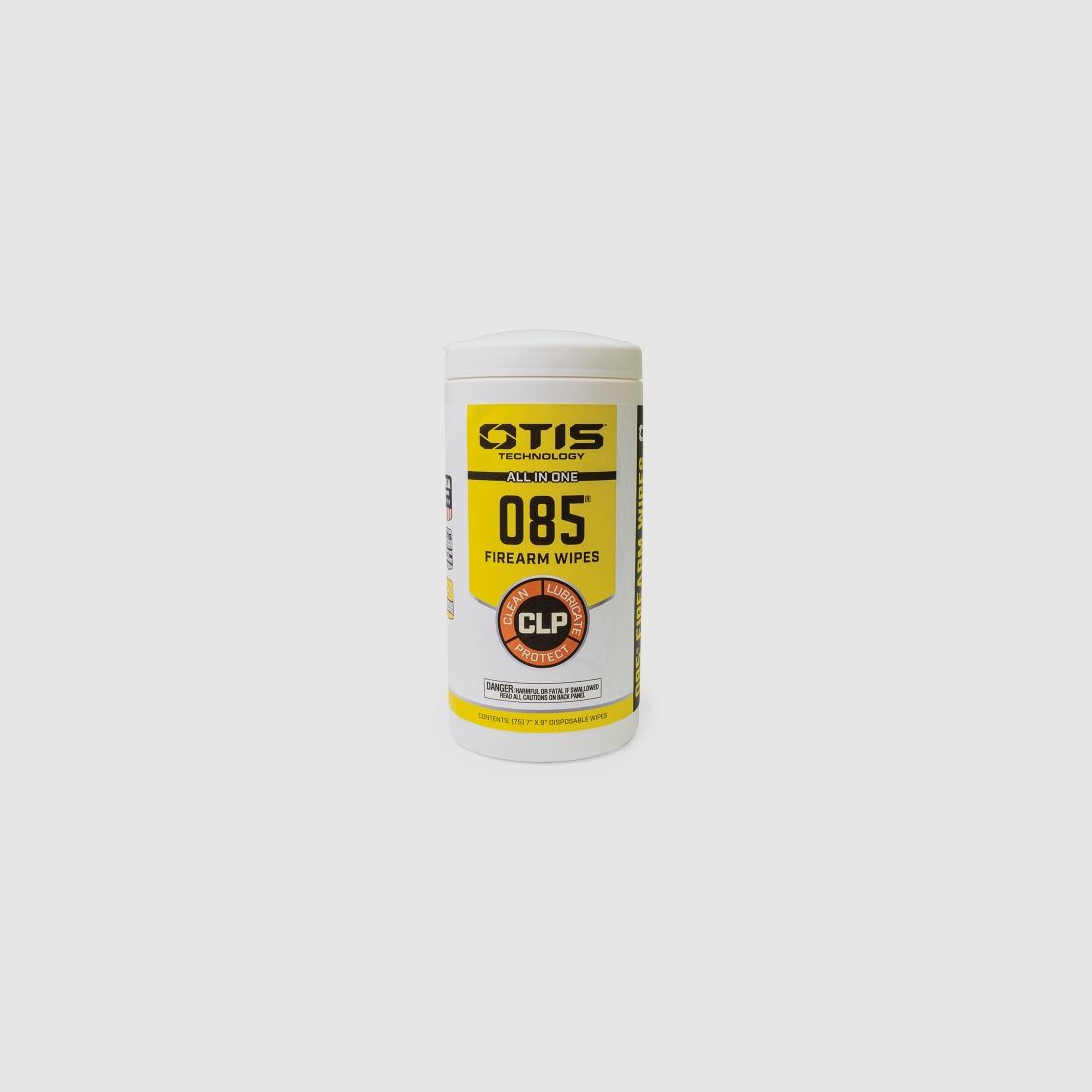 Otis 085 CLP cleaning wipes in practical dispenser, 75 wipes