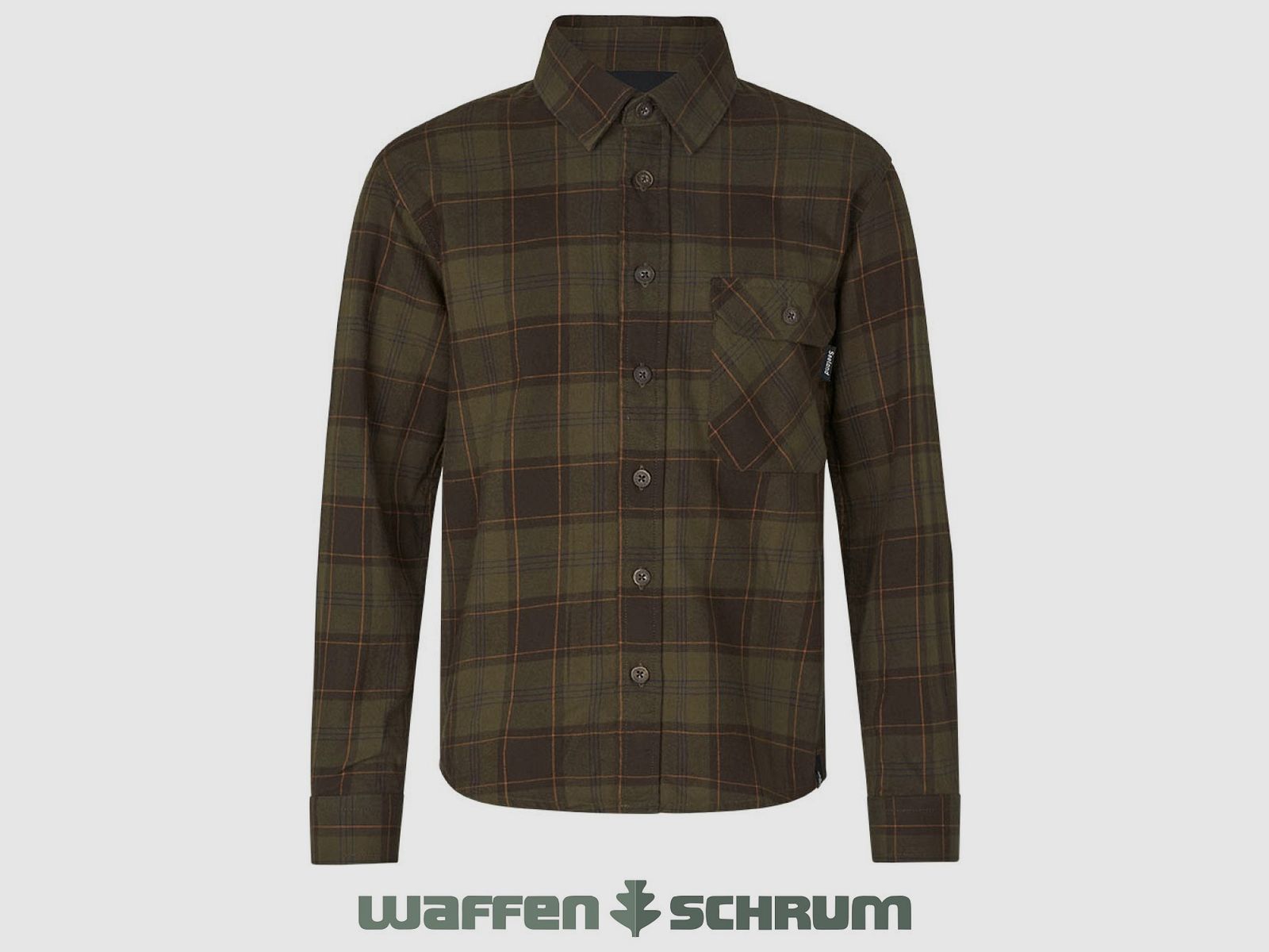 Seeland Chemise Glen Junior Pine Green/ Dark Navy Check