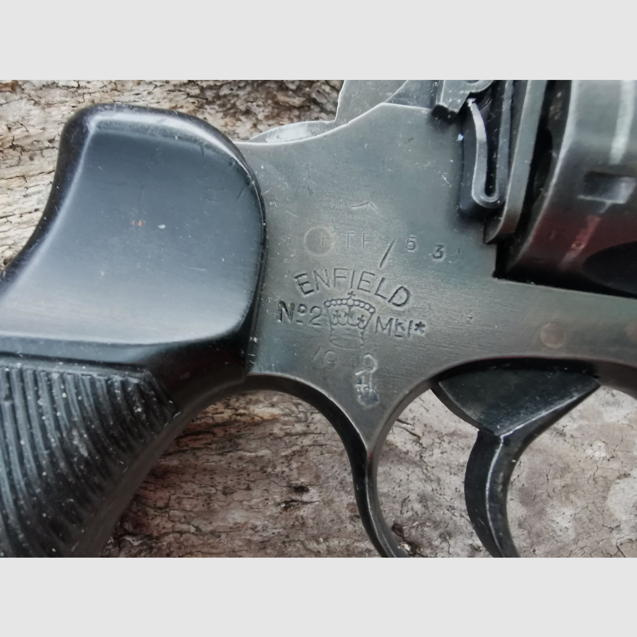 Enfield No.2 MK I WKII oryginalny przerobiony na 9mm R Knall wolny od 18 roku życia