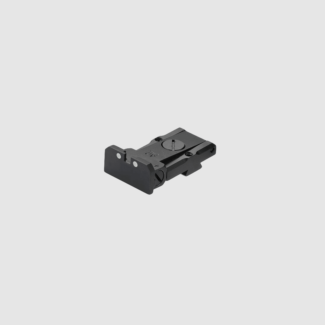 LPA TRT Target Rear Sight tacca di mira da competizione, 2 punti per pistole con fresatura BO-MAR BMCS
