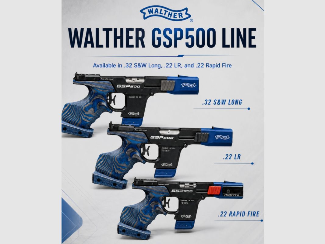 Pistolet Walther GSP500 Cal. 22lr, image 4 sur 4