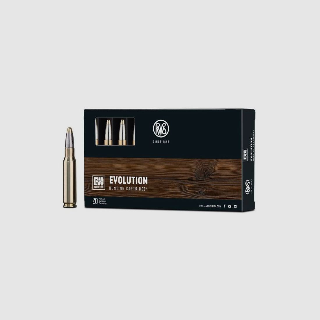 RWS .308 Win. EVOLUTION 11.9g/184gr - 20 cartridges