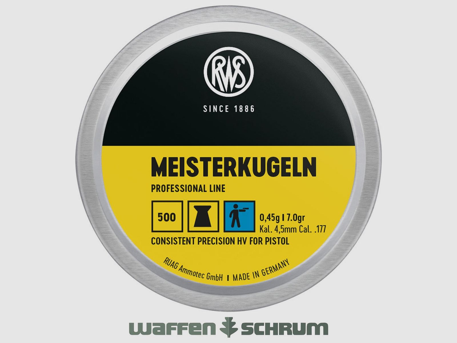 RWS Meisterkugeln 0,53g 4,49mm Professional Line