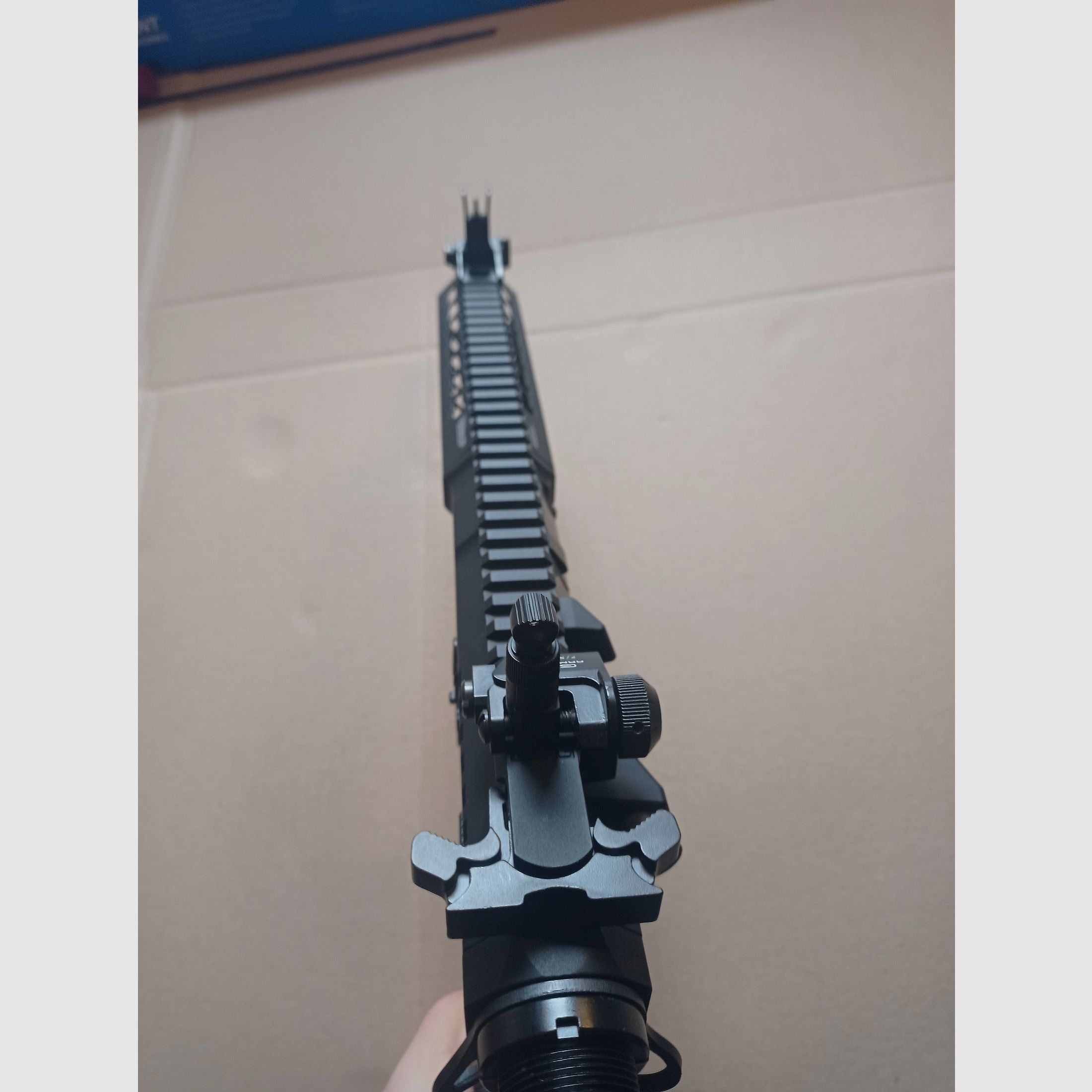 Airsoft AEG Gewehr G&G GC16 SR CQB 0,5J mit Zubehör