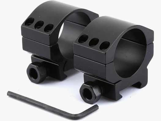 Anneaux de montage lourds, anneaux de montage ZF pour rail de 20 mm avec anneaux de 30 mm, pour la chasse, le tir sportif