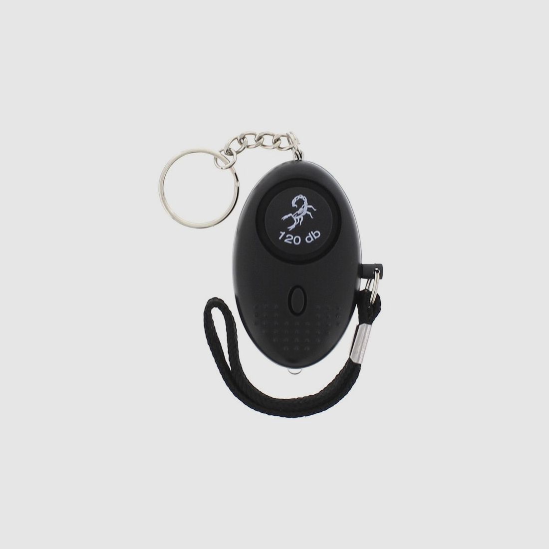 Scorpion Personalalarm 120 db Schwarz mit LED Lampe + Batterie