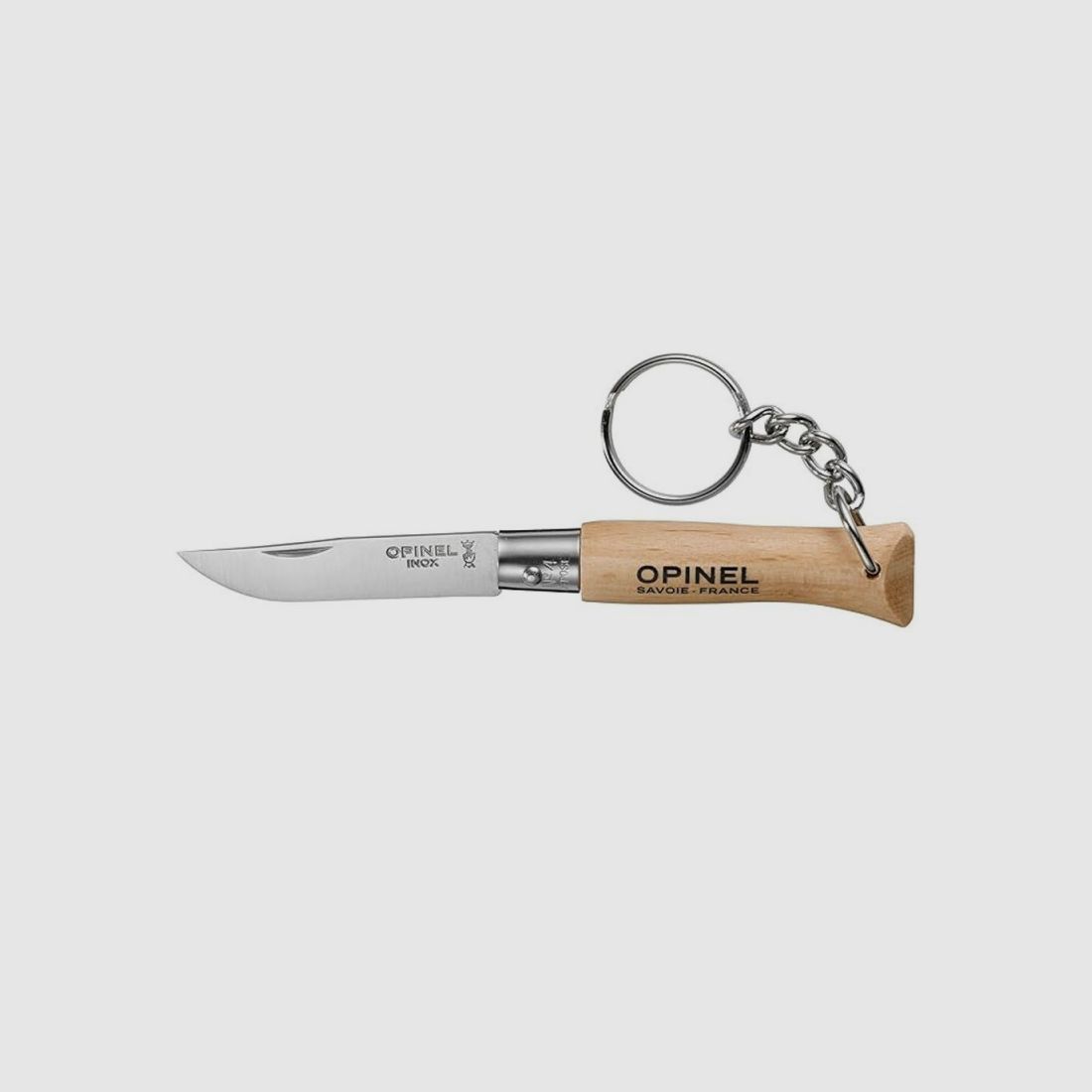Opinel Schlüsselanhänger N-04 Inox, Bild 2 von 2