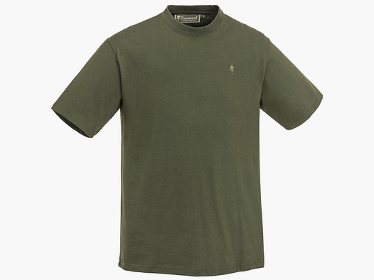 Pinewood Herren T-Shirt 3Stück green/brown/khaki