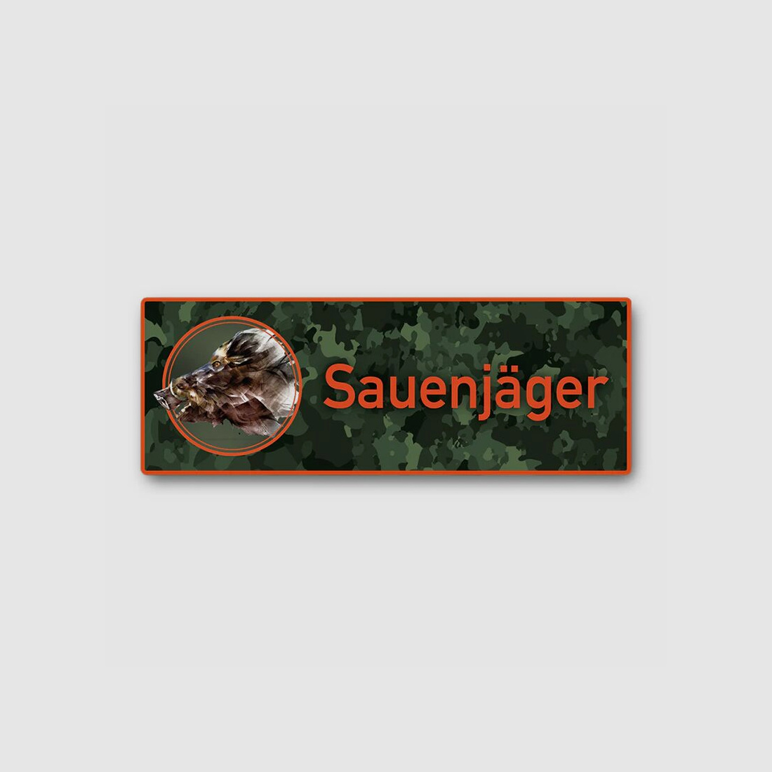 Wilde Hilde Magnetschild "Sauenjäger"
