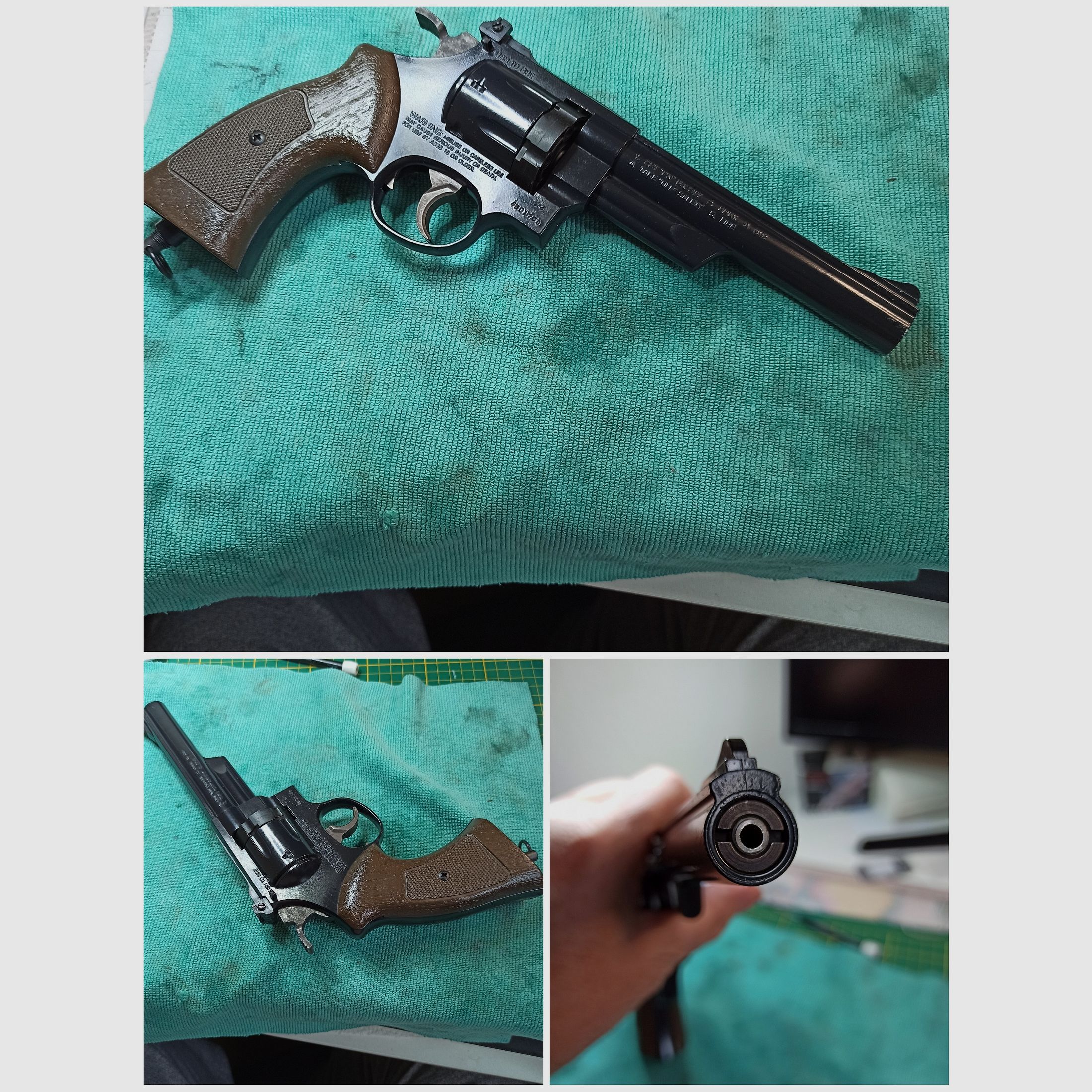 Vintage: 2 x CO2 Revolver "Daisy" Powerline 44 Diabolo 4.5