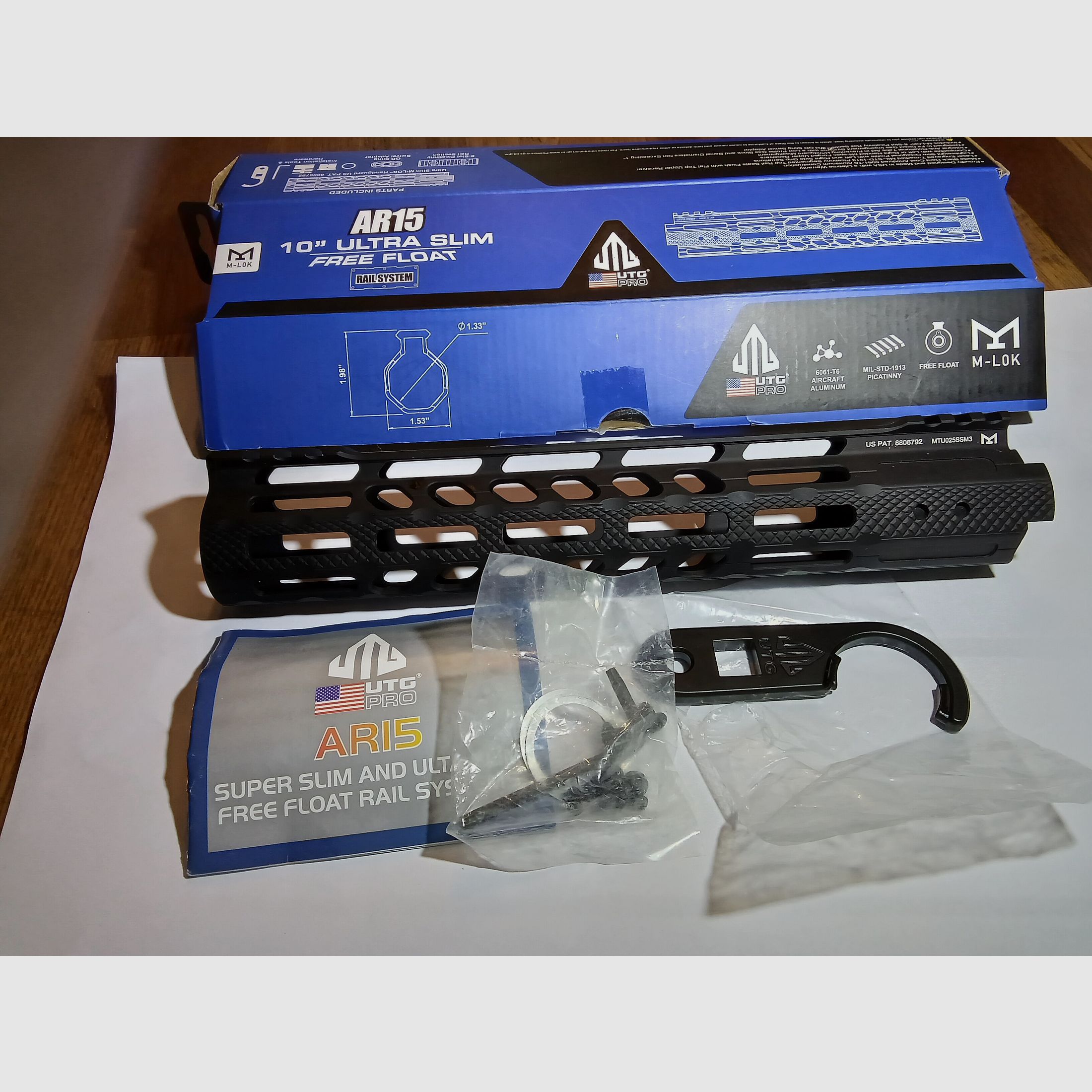 UTG Pro 10", Handschutz/Handguard für AR15 wie Neu!