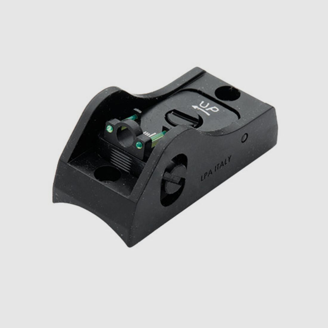 LPA Visier Ghostring Fiber grün Flinte