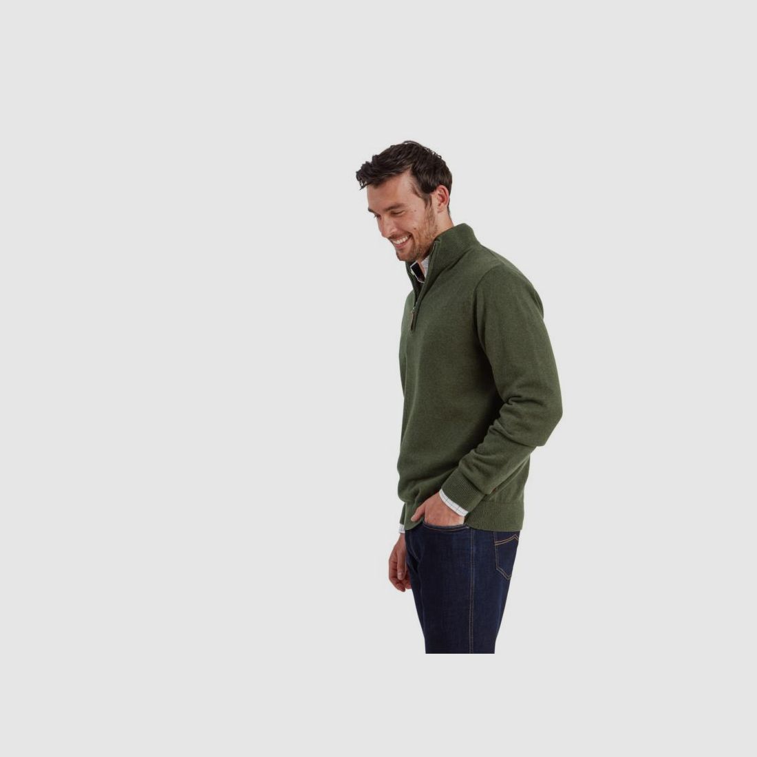 Schöffel H-Pullover Lewis con zip | woodland, immagine 8 di 12