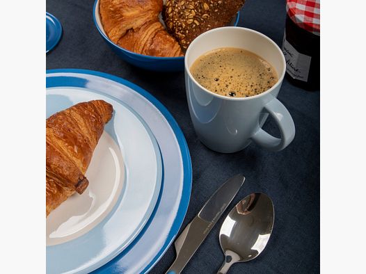 Tableware set Colour Line, blue