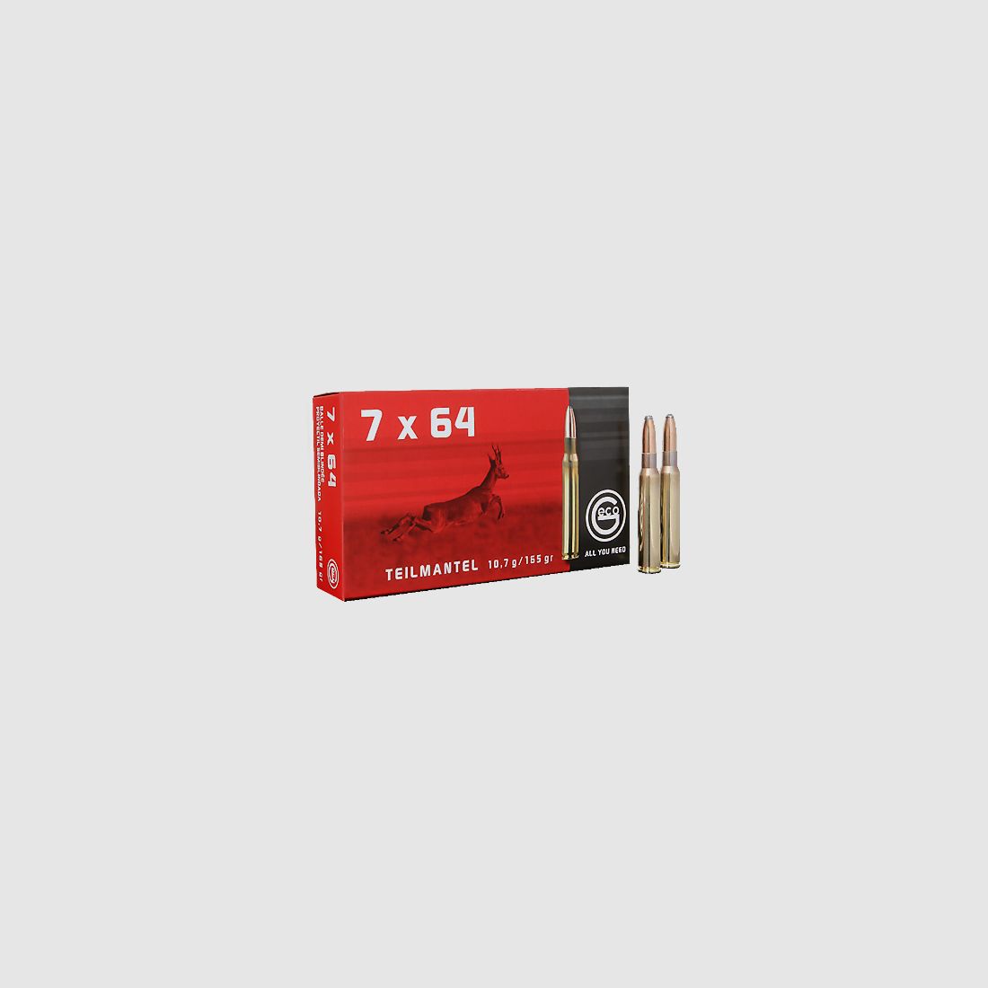 Geco 7x64 soft point 10,7g 165gr