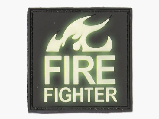 Jackets To Go 3D-Patch FIREFIGHTER que brilla en la oscuridad