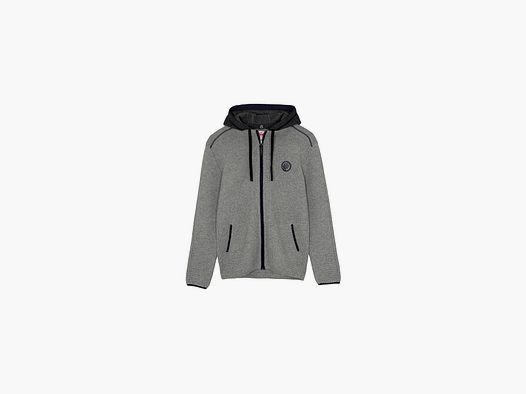SPIETH & WENSKY Veste en tricot Echo pour hommes Gris clair