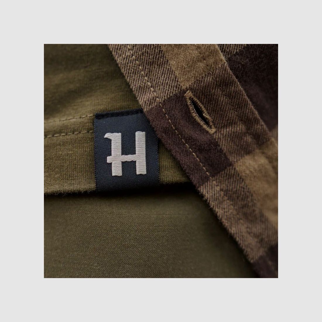 H-LOGO T-shirt short sleeve dark olive HARKILA, image 5 of 9