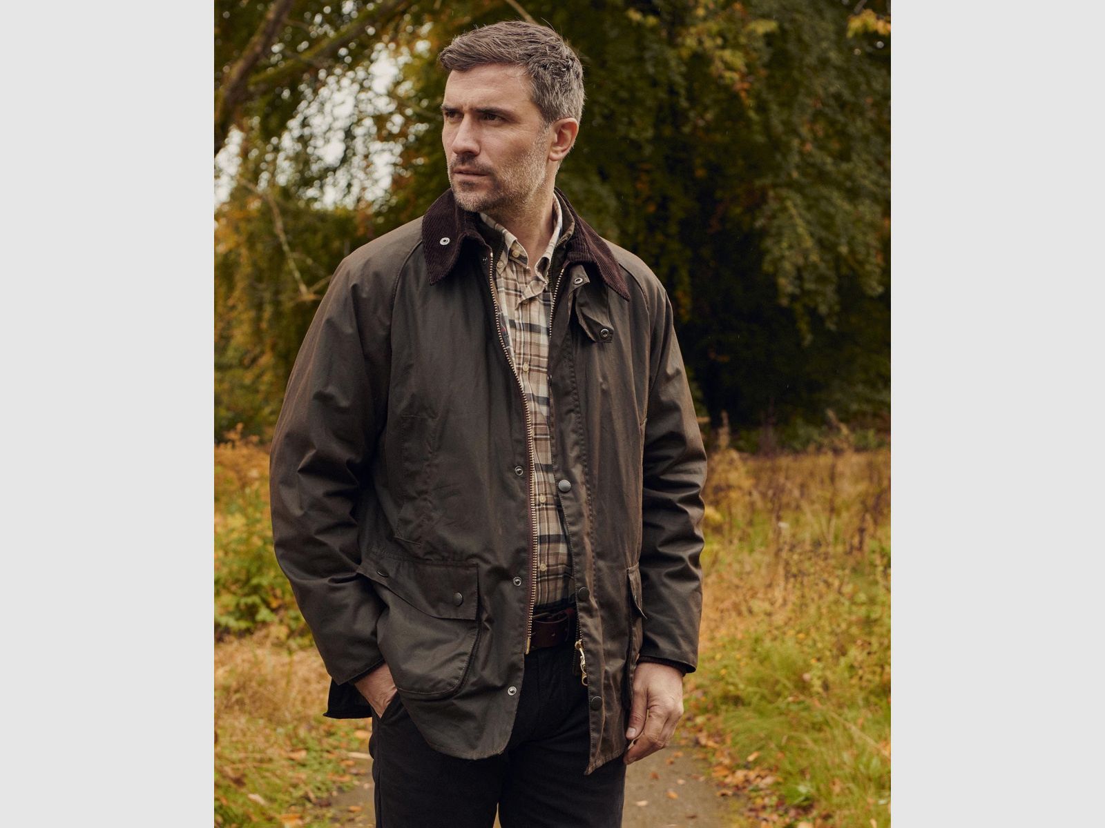 BARBOUR Beaufort Wax Jacket Rustic