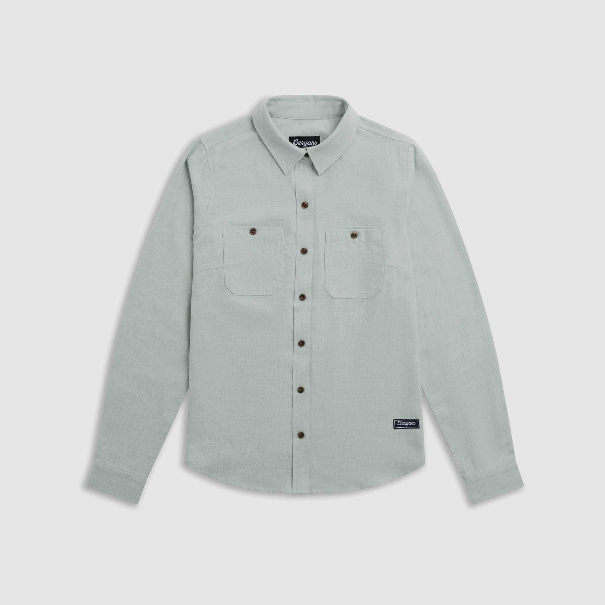 Bergans Nordmarka Flannel Shirt Women Dried Sage S