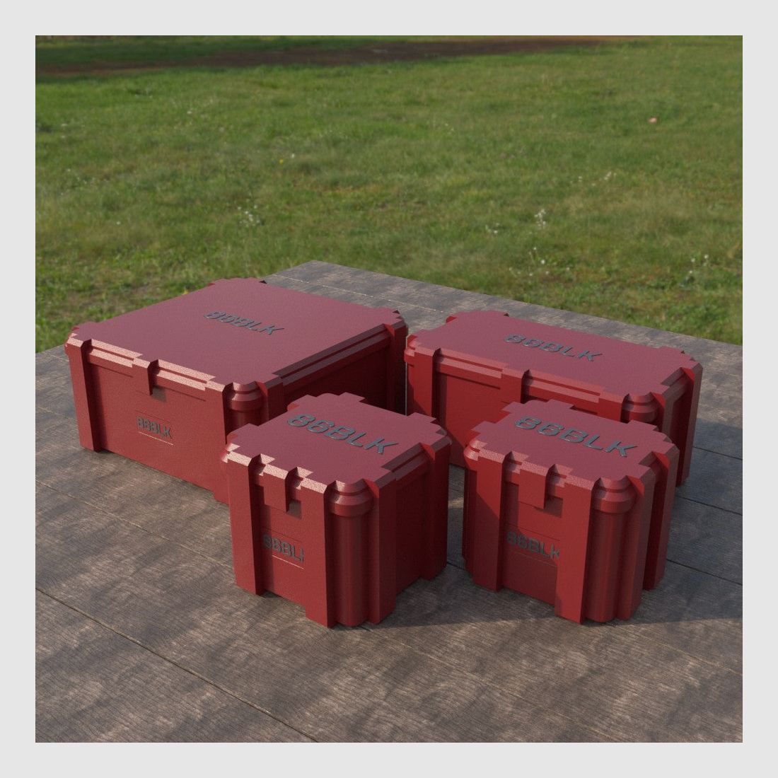 Filamelt Munitionsbox / Ammo Box 8.6 Blackout – Patronenbox ‘Klappdeckel’ – 20 / 25 / 50 / 100 Runden