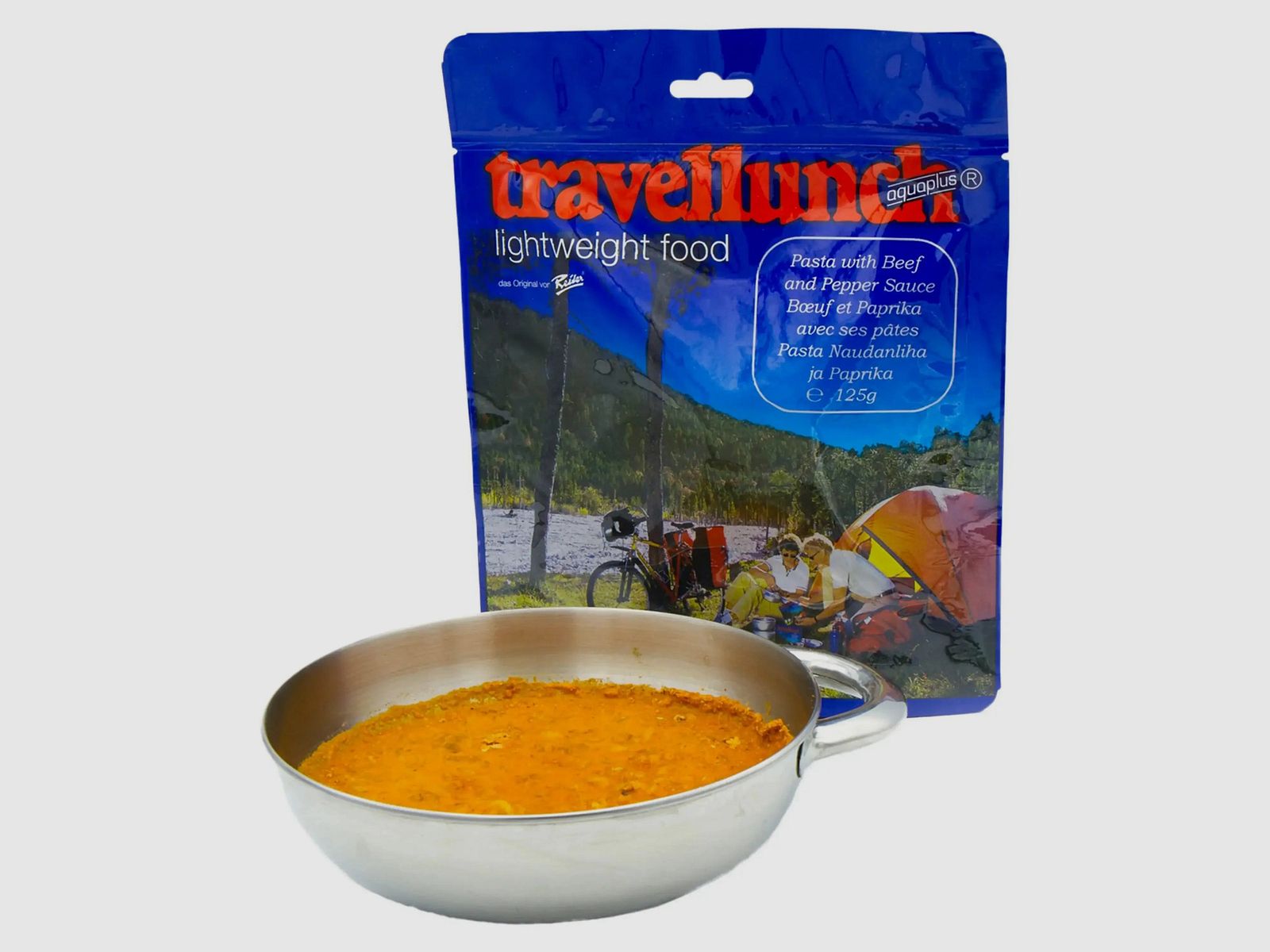 Travellunch Travellunch noodles con manzo e salsa di paprika 1 confezione