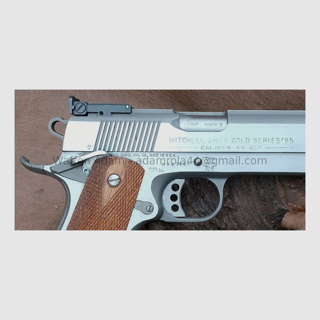 Mitchell Arms, Calif. U.S A 1911 -Gold Series 95, mit Peters Stahl Rampen Lauf