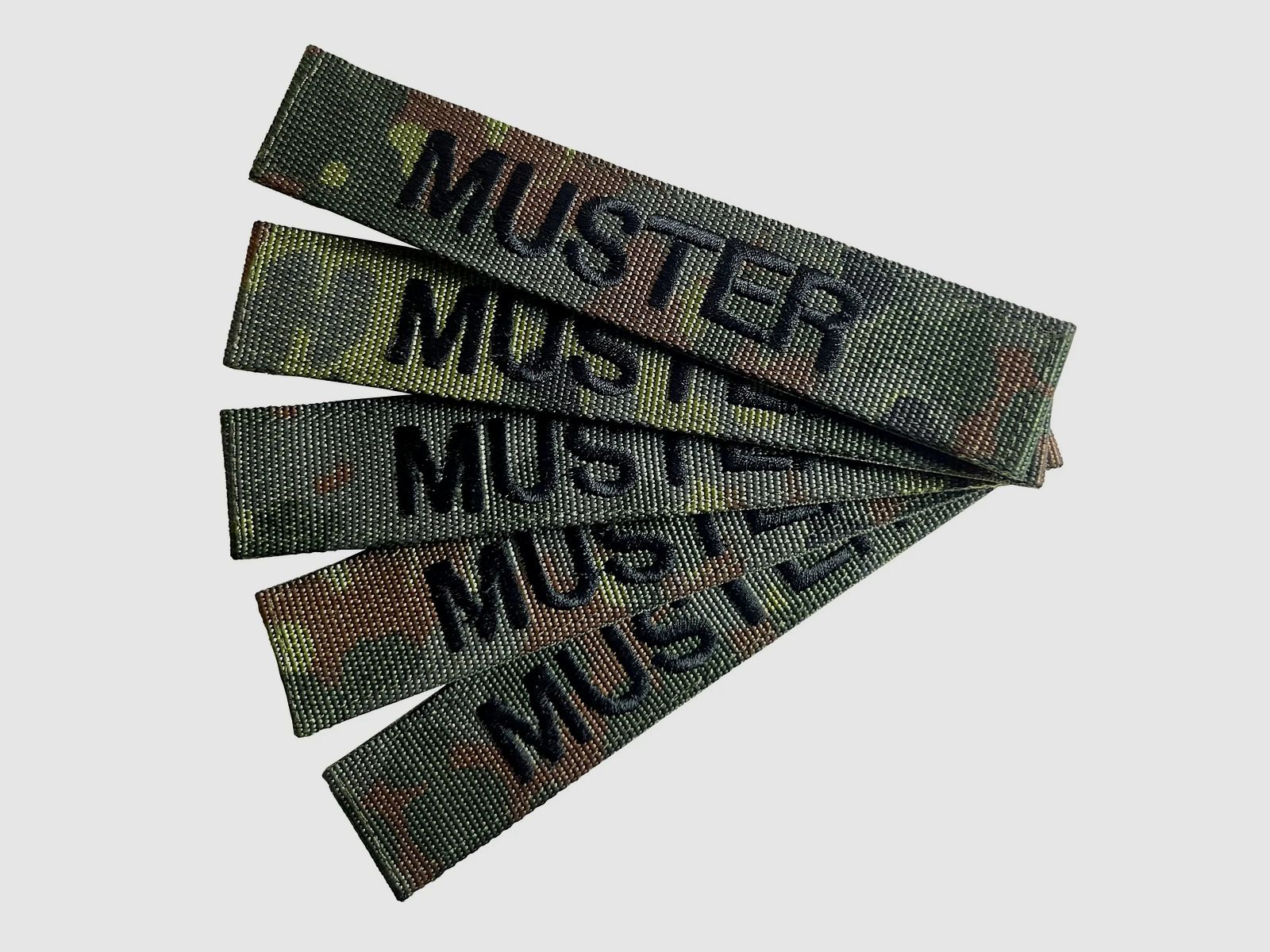 ASMC ASMC Namensbänder 5er Set Flecktarn