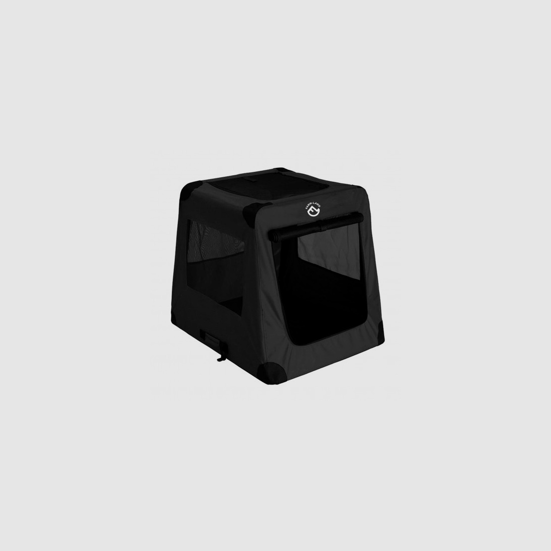 Dog car transport box black