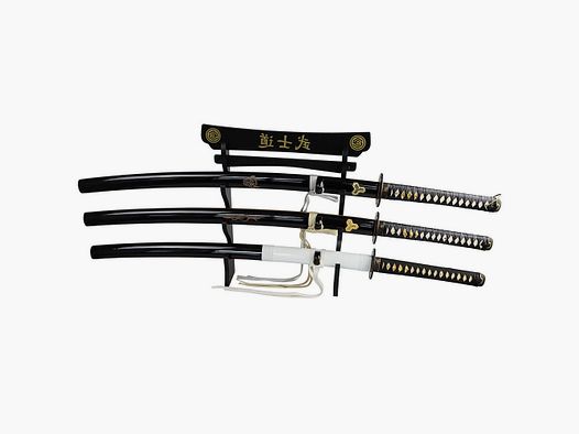 Zestaw mieczy Kill Bill z 3 katana - Panna Młoda, Bill, Budd