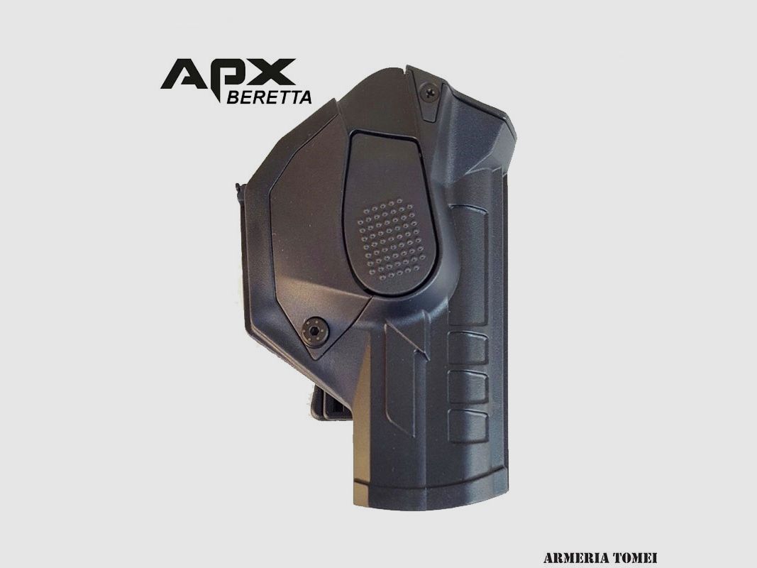 VEGA HOLSTER – FUNDINA "CONC. CAMA" EN POLÍMERO INYECTADO | SEGURIDAD INFERIOR | TORNILLO DE RETENCIÓN Y CLIP | PARA BERETTA APX, imagen 1 de 2
