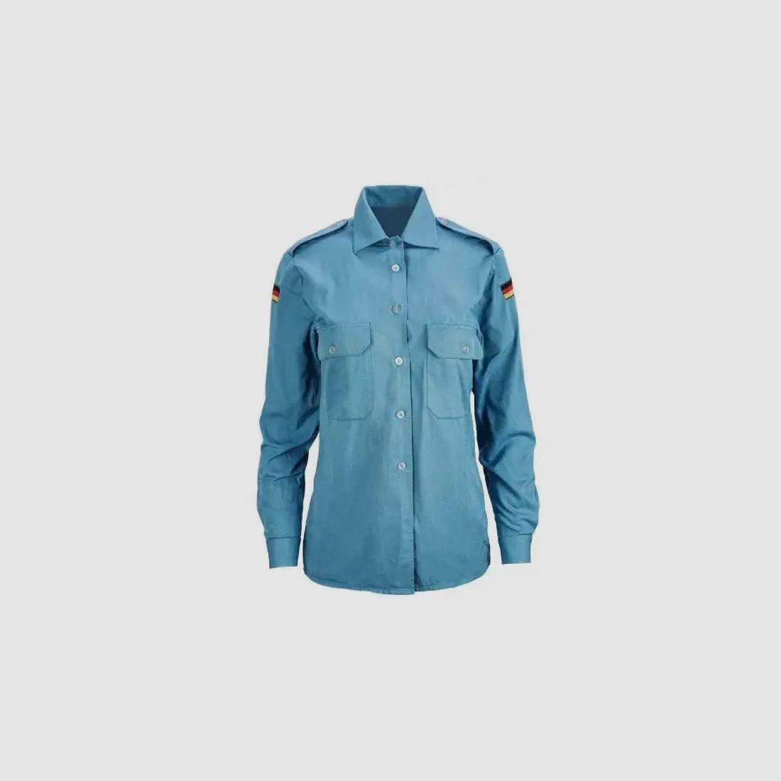 Bundeswehr Original Bundeswehr Original Bundeswehr Marine Bordhemd gebraucht Frauen - Blau / 33/34