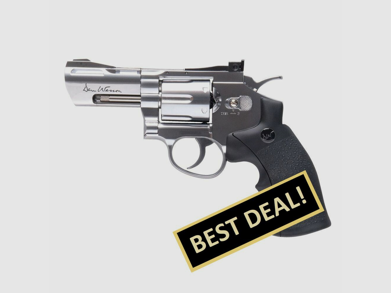 Dan Wesson 2,5" Argent 4,5mm BB Pression d'Air Co2