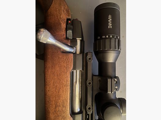 Brenner BR20 drewniany uchwyt kal. 308 z HAWKE ENDURANCE 3-12*56. LA 4, gwint wylotowy 2 x MAGAZYN