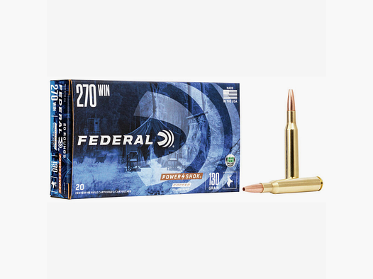 Federal Power Shock Cal 270 Win 130gr
