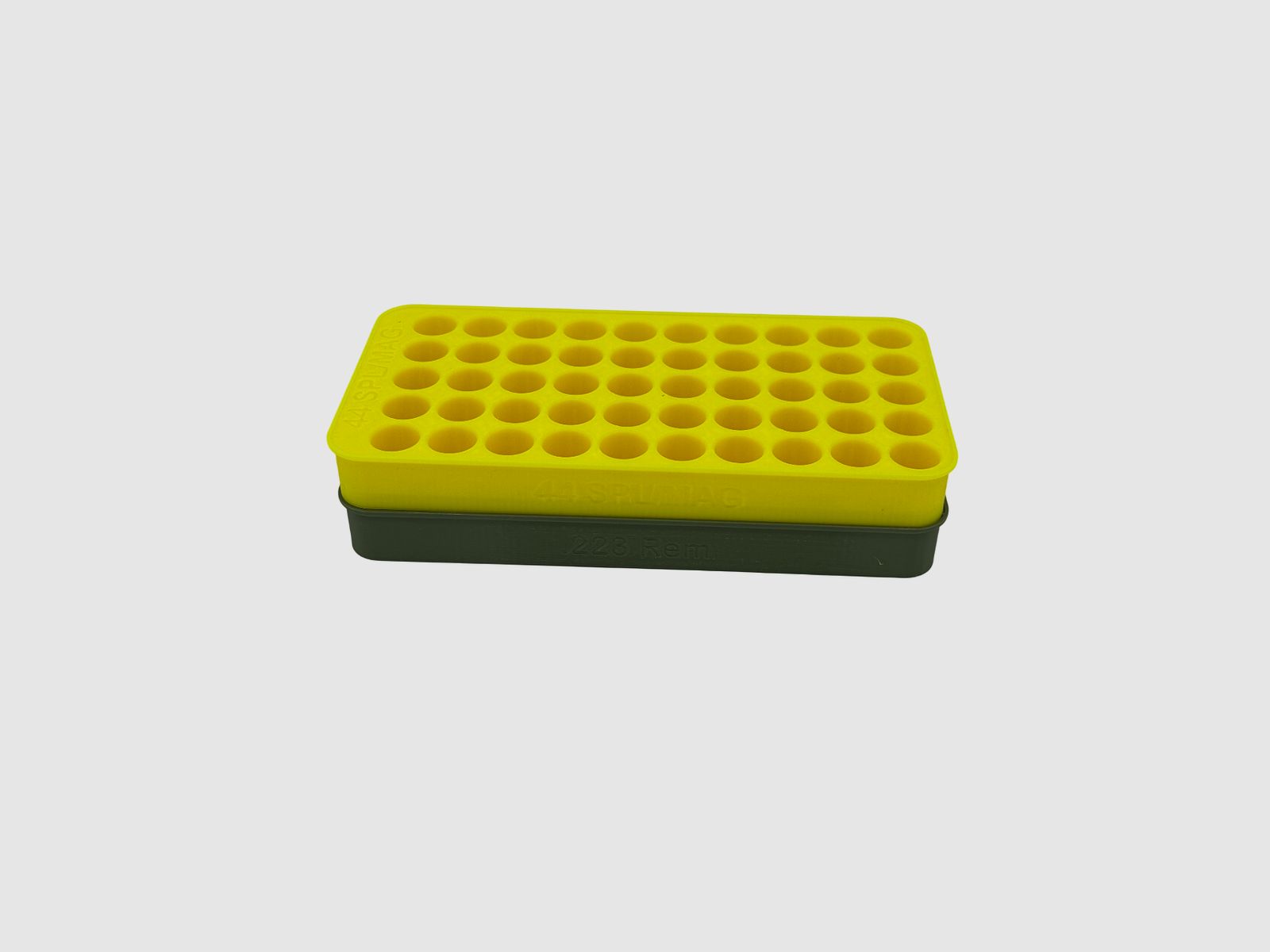 Reloading board for 9 mm, .308 & others – Structured case holder