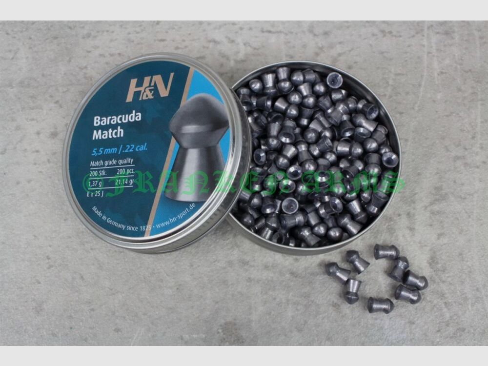 H&N Baracuda Match 5,52mm 200 stuks staffelprijzen