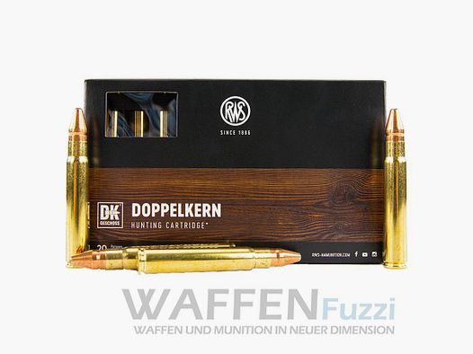 RWS 9,3x62 Doppelkern 226grs Teilzerleger 20 coups