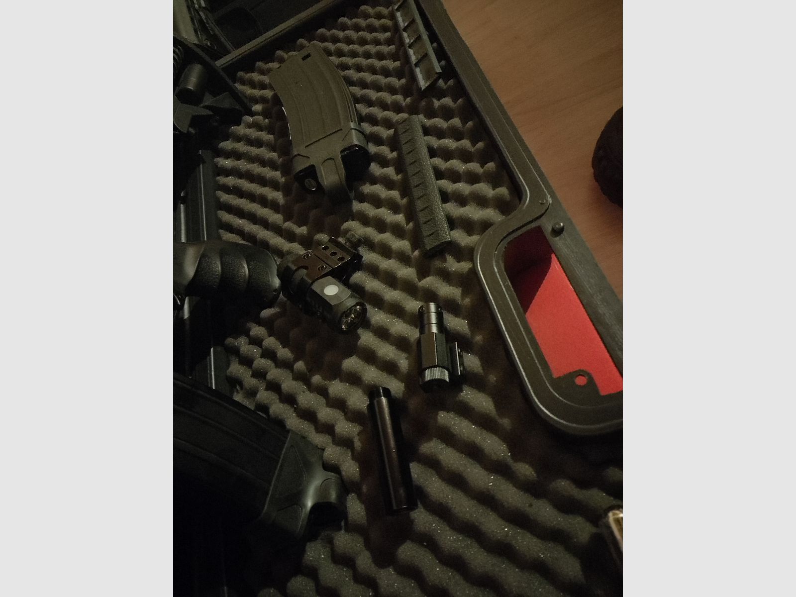 Real Action Marker Markierer R32 Ram 32R neuwertig ungeschossen .43 Sturmgewehr Hülsen Auswurf Koffer Set Sammlung 