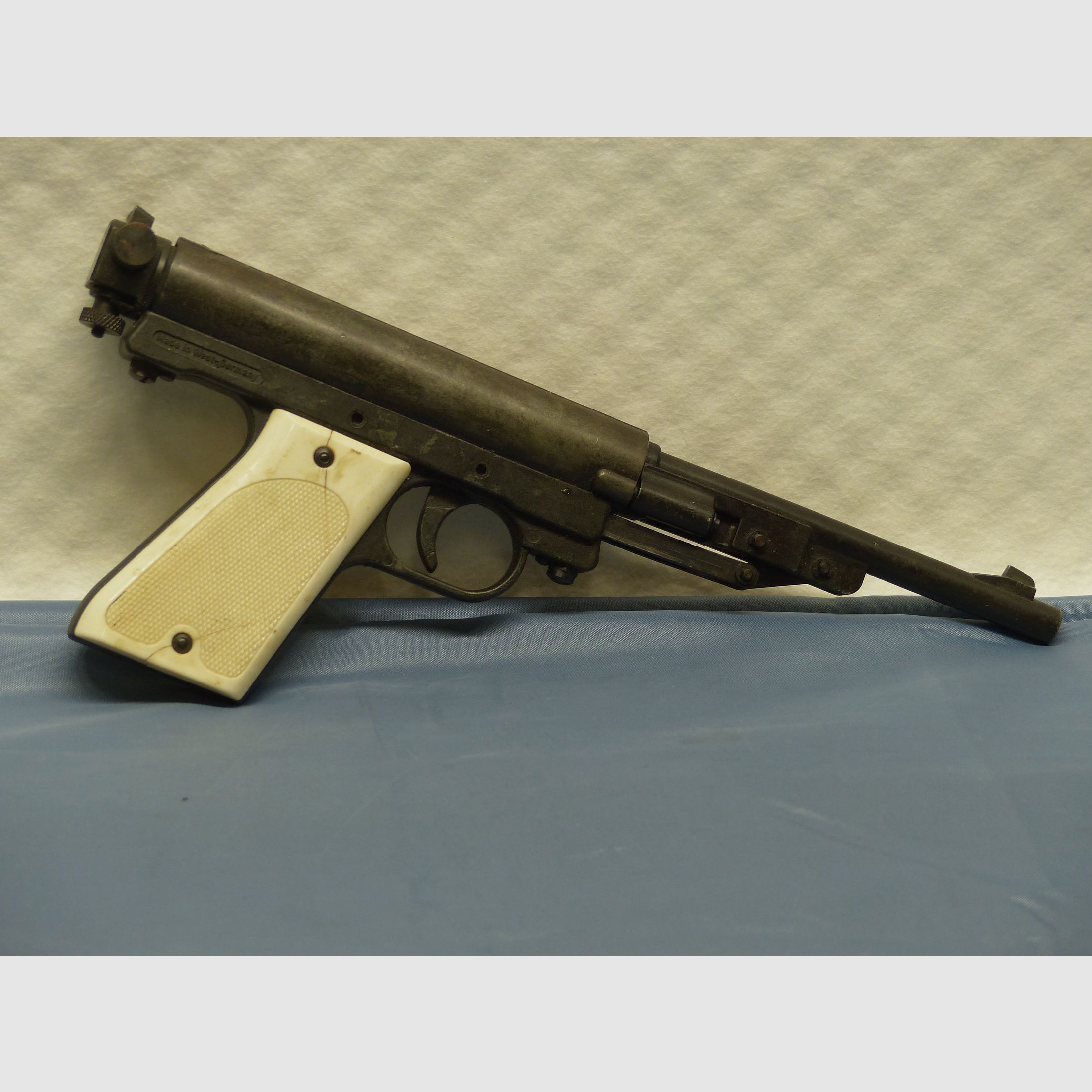 Lote 3x pistolas de aire Record Cal. 4,5/.177 Diabolo perno años 70 y 80, imagen 3 de 8