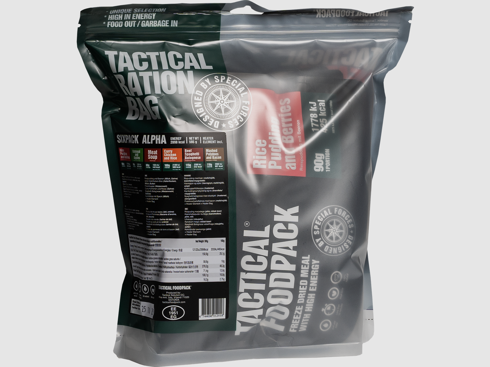 Tactical Foodpack – Six Pack Alpha – 100% natural food, Bild 1 von 2