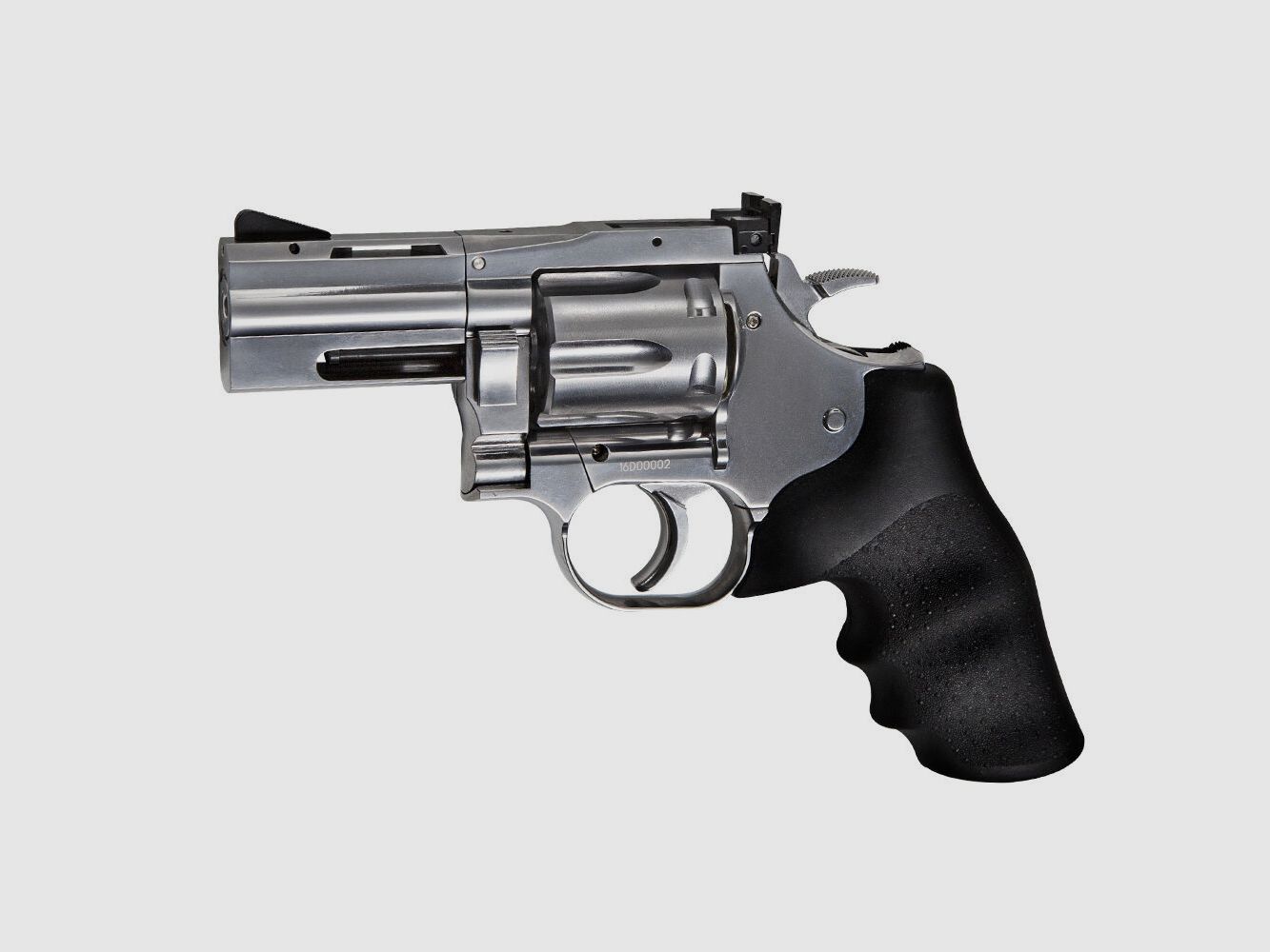 Dan Wesson DW 715 2,5 inch CO2 revolver 4,5mm diabolo zilver