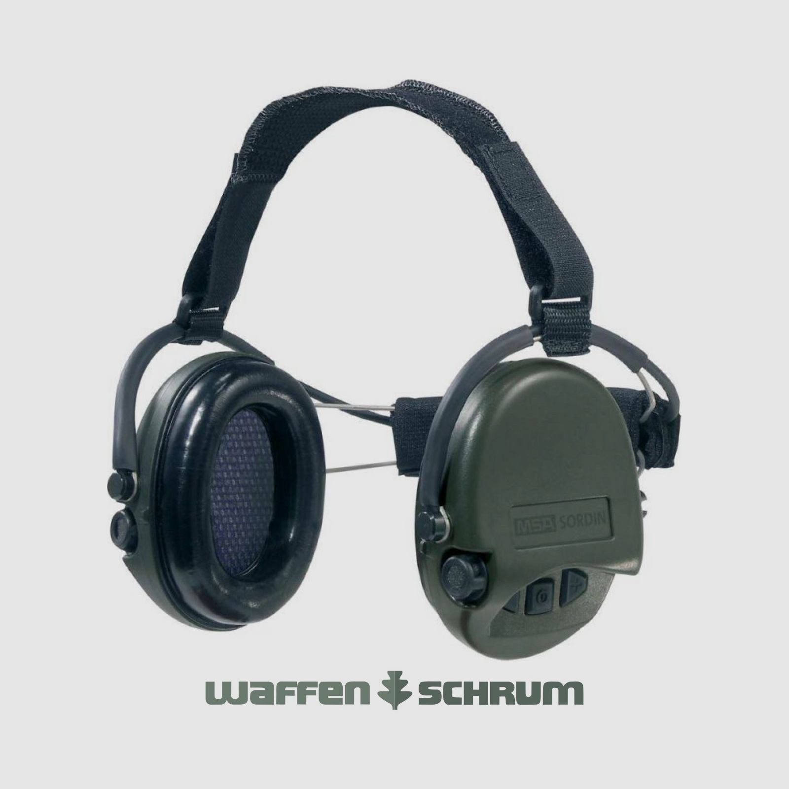 Sordin gehoorbescherming Supreme Pro X Nek / Digitaal / Groen / met Nackenband