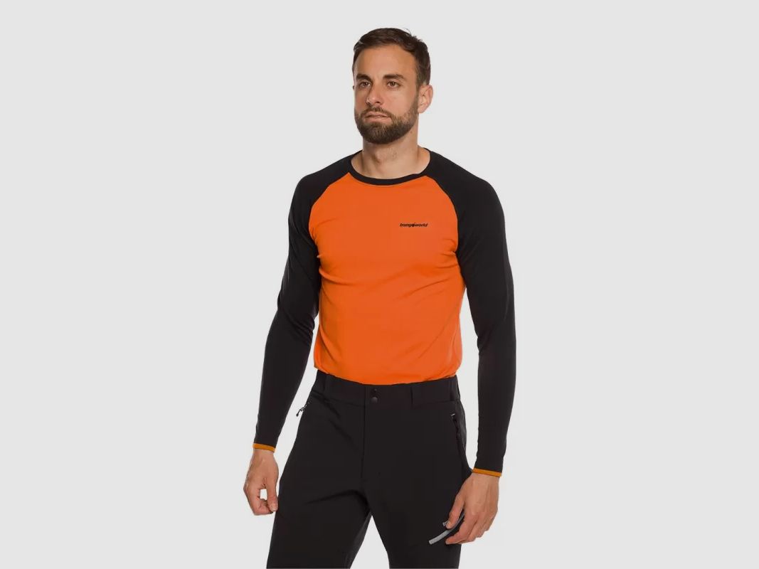Trangoworld Unterhemd Clarac Orange/Schwarz, Bild 1 von 5