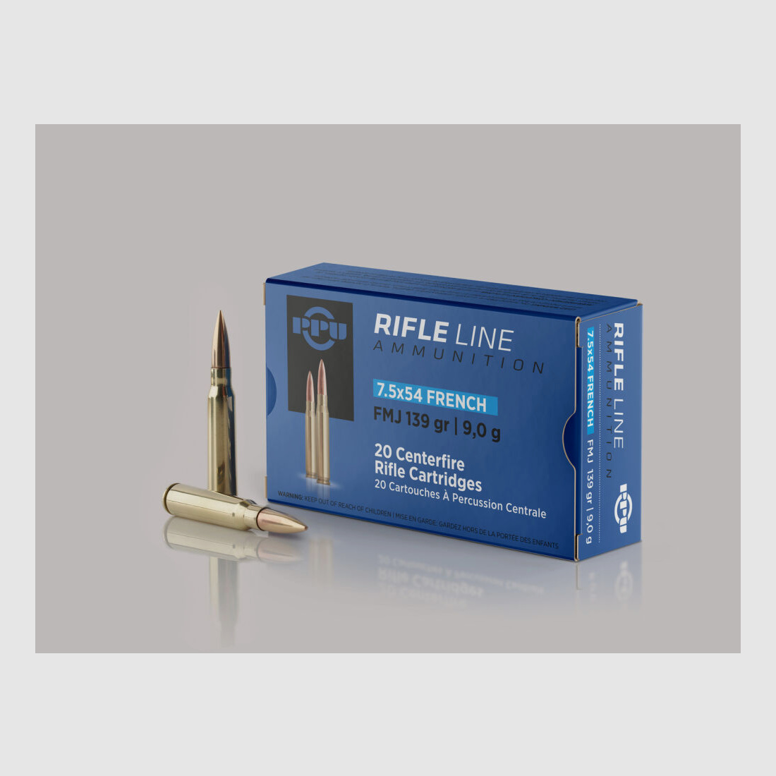 Prvi Partizan FMJ 9,0g/139grs à20 7,5x54 MAS